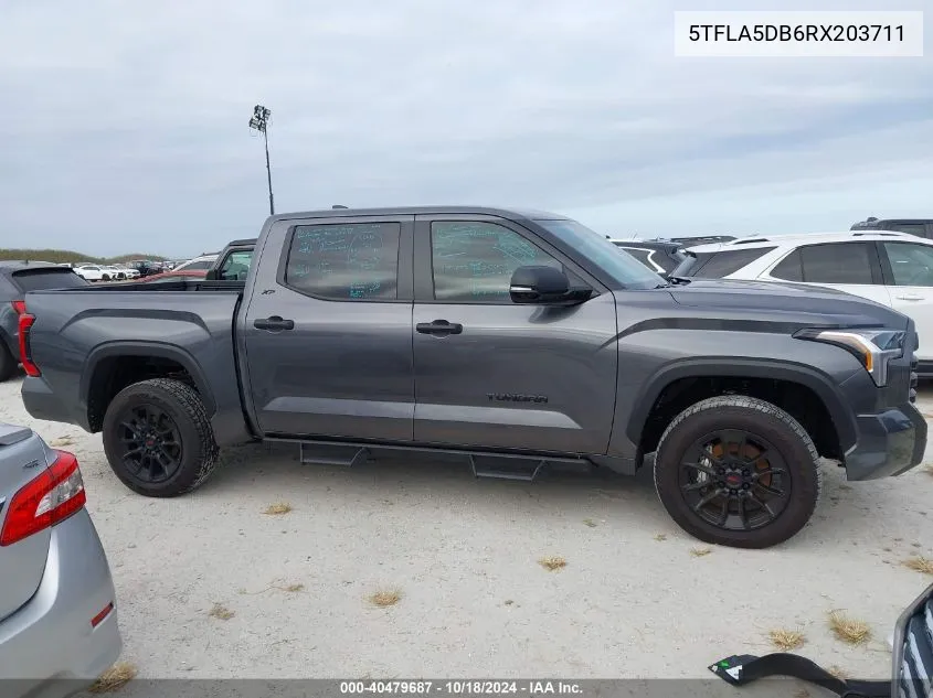 2024 Toyota Tundra Sr5 VIN: 5TFLA5DB6RX203711 Lot: 40479687