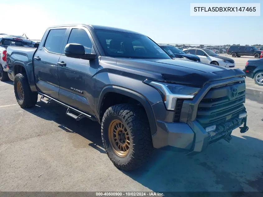 5TFLA5DBXRX147465 2024 Toyota Tundra Sr5