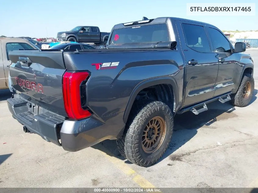 5TFLA5DBXRX147465 2024 Toyota Tundra Sr5