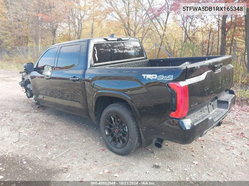 5TFWA5DB1RX165348 2024 Toyota Tundra Platinum