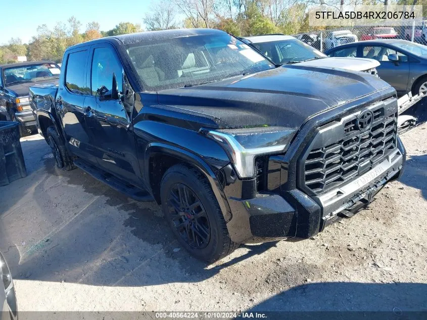 2024 Toyota Tundra Sr5 VIN: 5TFLA5DB4RX206784 Lot: 40564224