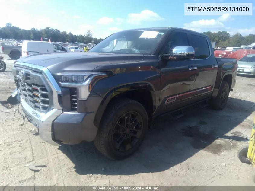 5TFMA5DB5RX134000 2024 Toyota Tundra 1794 Edition