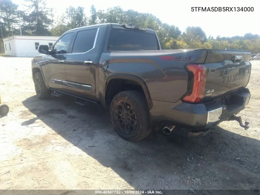 5TFMA5DB5RX134000 2024 Toyota Tundra 1794 Edition