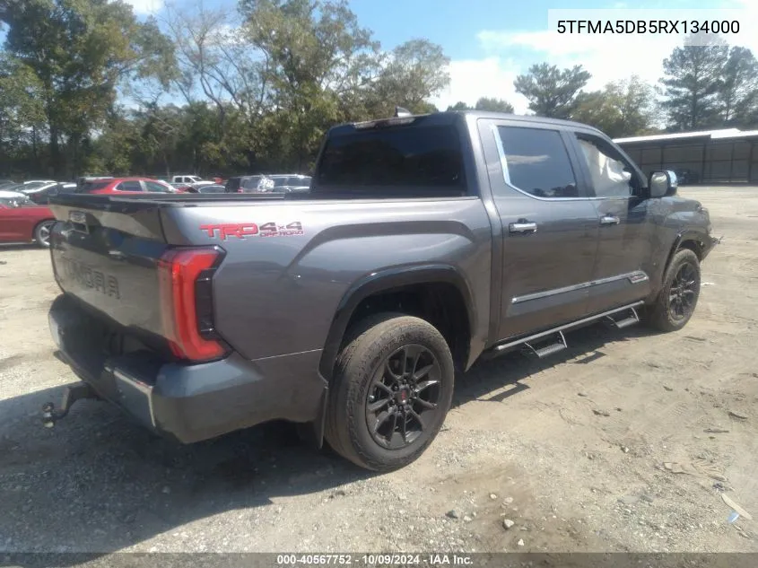 5TFMA5DB5RX134000 2024 Toyota Tundra 1794 Edition