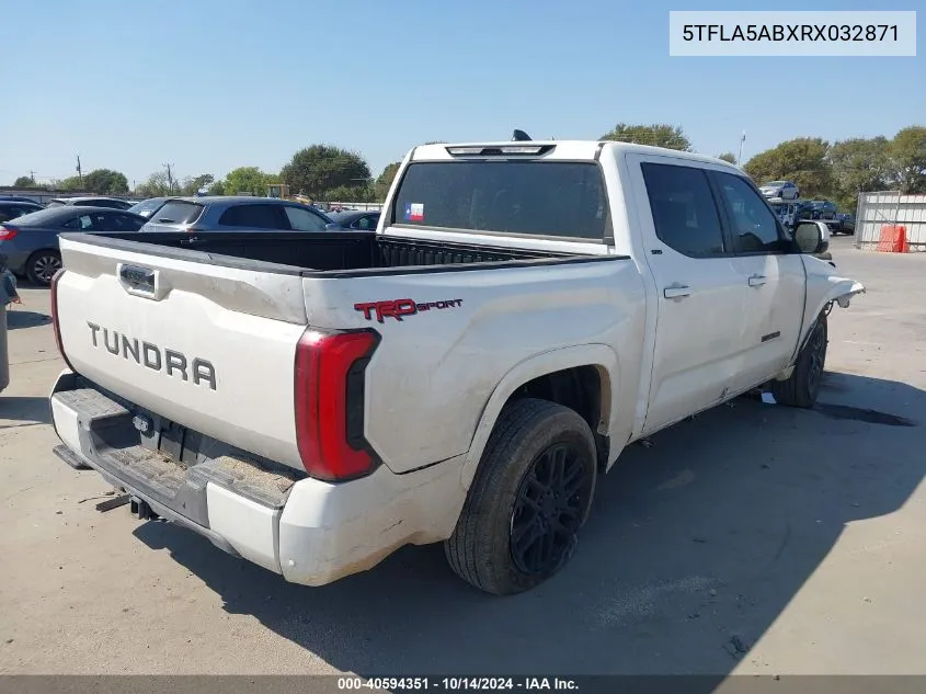 5TFLA5ABXRX032871 2024 Toyota Tundra Sr5