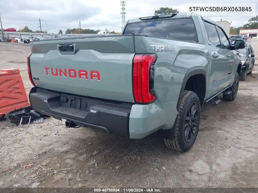 2024 Toyota Tundra Hybrid Limited VIN: 5TFWC5DB6RX063845 Lot: 40795884