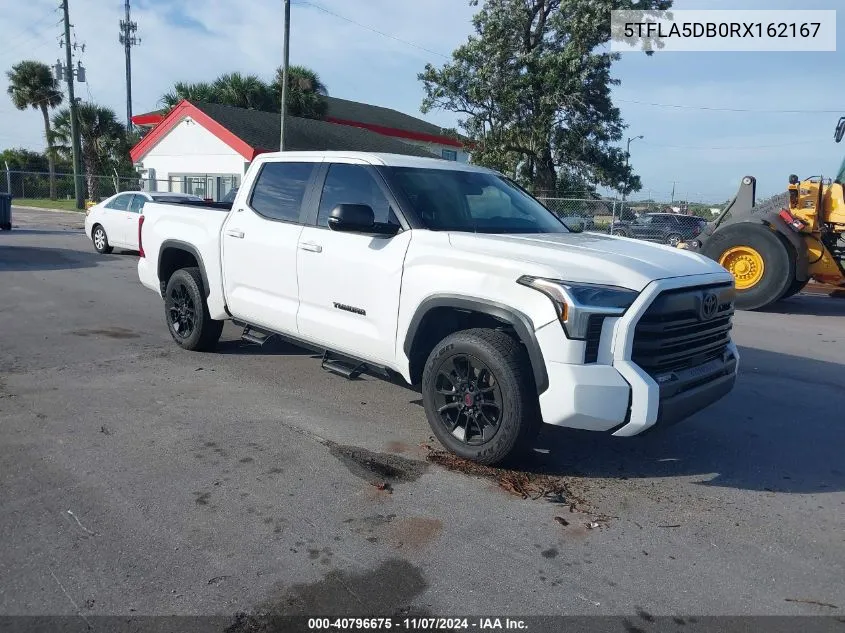 2024 Toyota Tundra Sr5 VIN: 5TFLA5DB0RX162167 Lot: 40796675