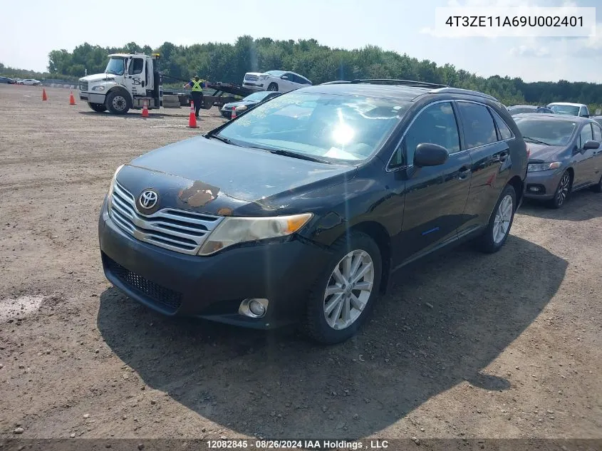 2009 Toyota Venza VIN: 4T3ZE11A69U002401 Lot: 12082845