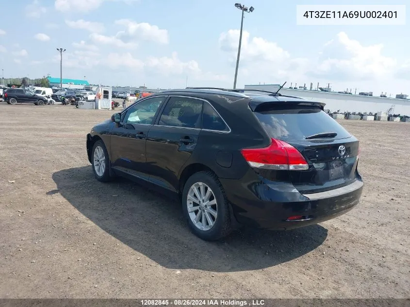 2009 Toyota Venza VIN: 4T3ZE11A69U002401 Lot: 12082845