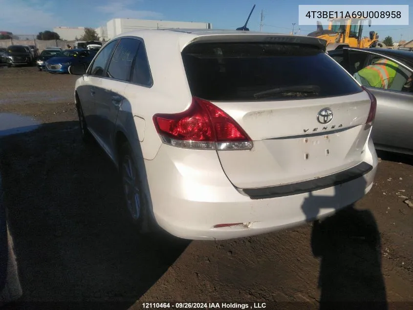 2009 Toyota Venza VIN: 4T3BE11A69U008958 Lot: 12110464