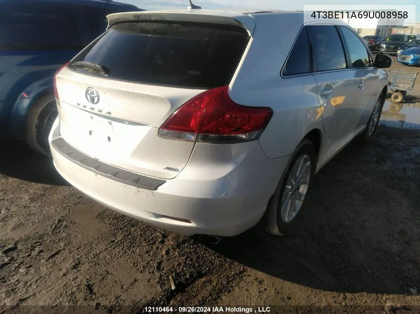 2009 Toyota Venza VIN: 4T3BE11A69U008958 Lot: 12110464