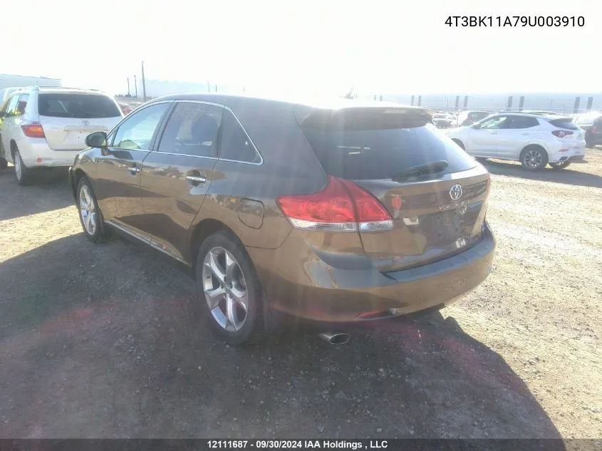 2009 Toyota Venza VIN: 4T3BK11A79U003910 Lot: 12111687