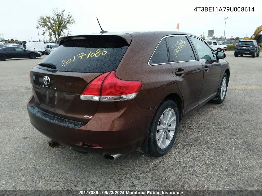 2009 Toyota Venza VIN: 4T3BE11A79U008614 Lot: 20177086