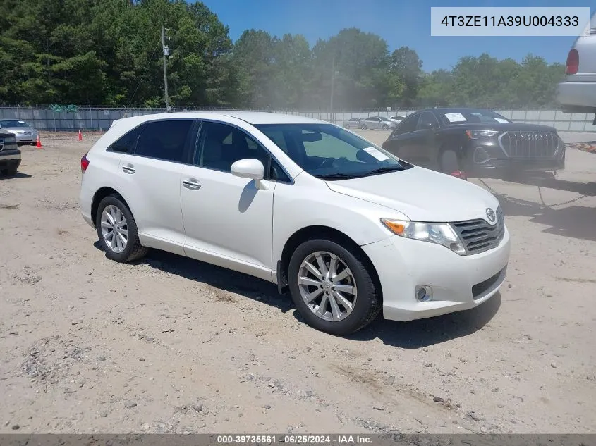 2009 Toyota Venza VIN: 4T3ZE11A39U004333 Lot: 39735561