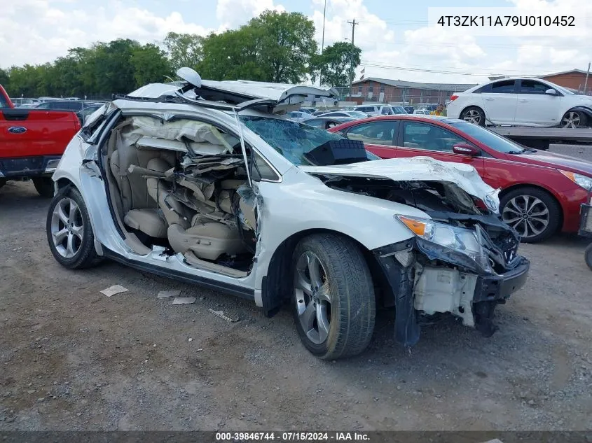 4T3ZK11A79U010452 2009 Toyota Venza Base V6