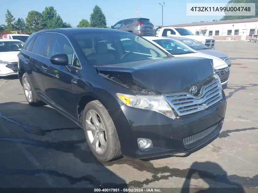 2009 Toyota Venza Base V6 VIN: 4T3ZK11A99U004748 Lot: 40017951