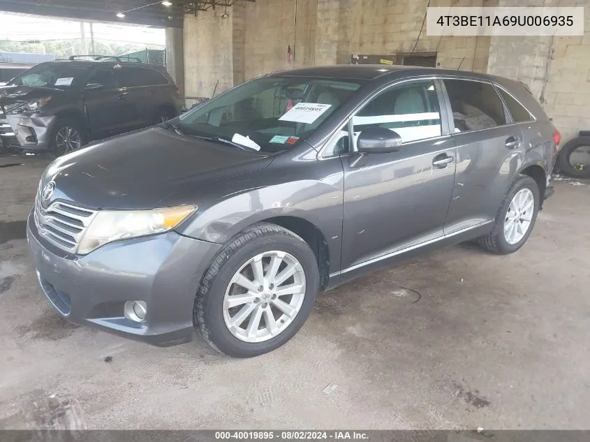 2009 Toyota Venza VIN: 4T3BE11A69U006935 Lot: 40019895