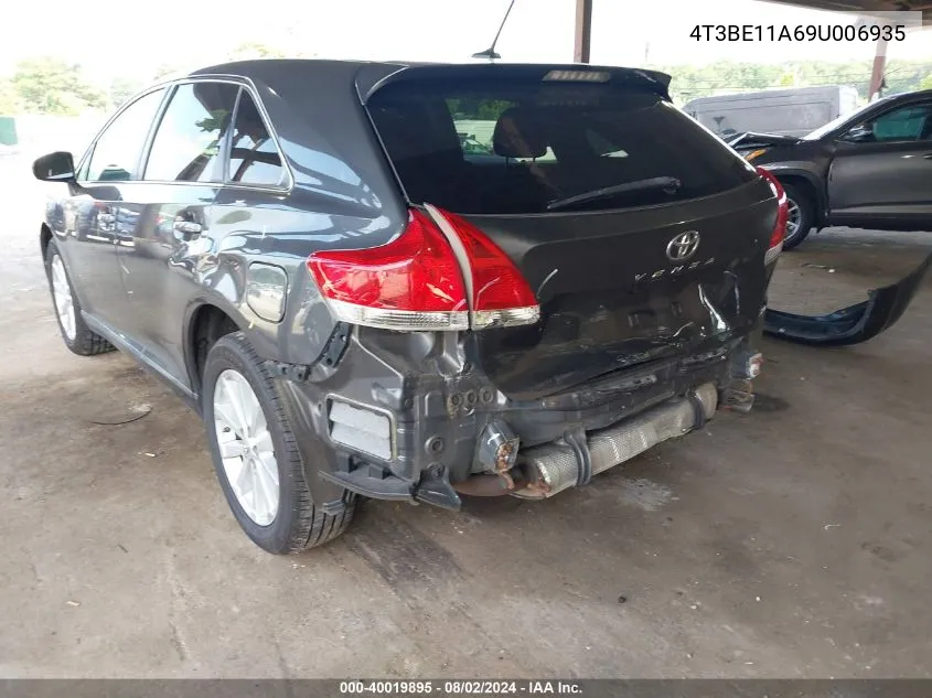 2009 Toyota Venza VIN: 4T3BE11A69U006935 Lot: 40019895