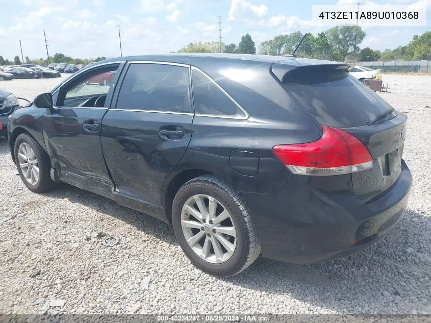 2009 Toyota Venza VIN: 4T3ZE11A89U010368 Lot: 40234247