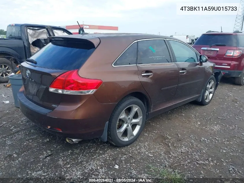 2009 Toyota Venza VIN: 4T3BK11A59U015733 Lot: 40264021