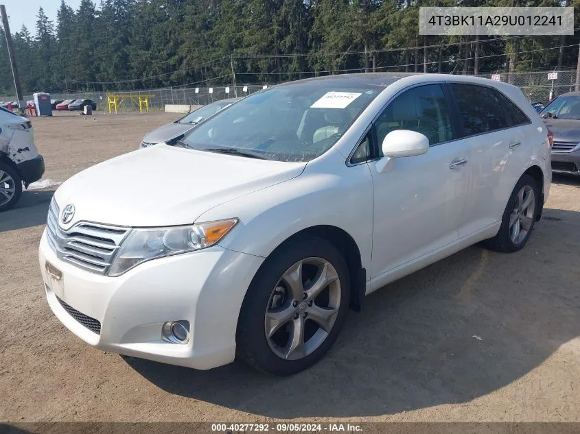 2009 Toyota Venza VIN: 4T3BK11A29U012241 Lot: 40277292