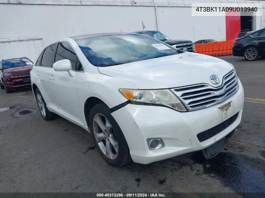 2009 Toyota Venza Base V6 VIN: 4T3BK11A09U013940 Lot: 40313286