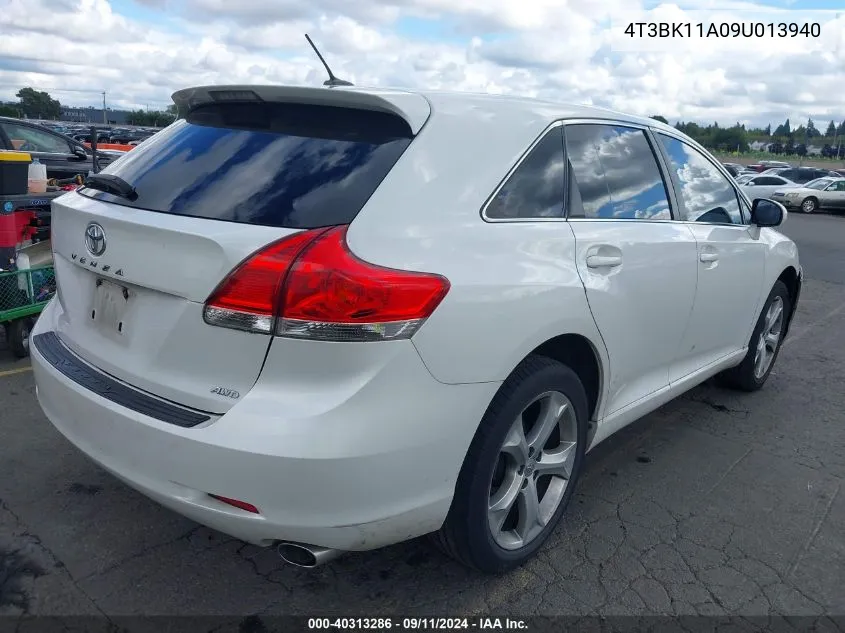 2009 Toyota Venza Base V6 VIN: 4T3BK11A09U013940 Lot: 40313286