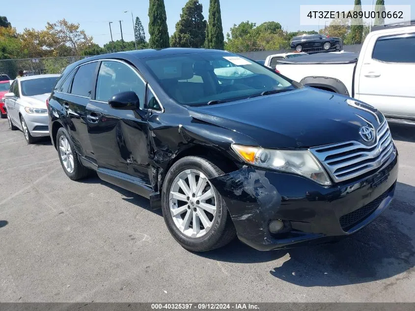 2009 Toyota Venza VIN: 4T3ZE11A89U010662 Lot: 40325397