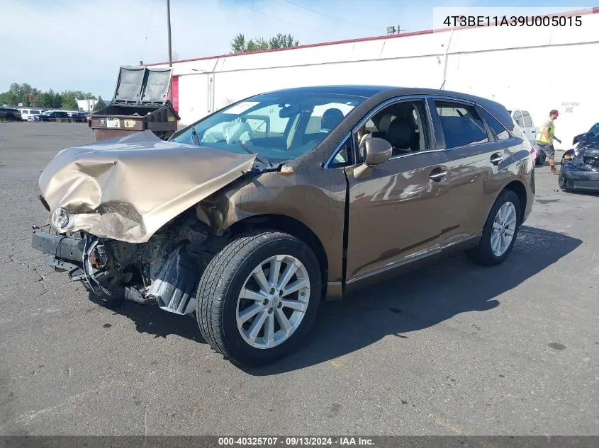 2009 Toyota Venza VIN: 4T3BE11A39U005015 Lot: 40325707