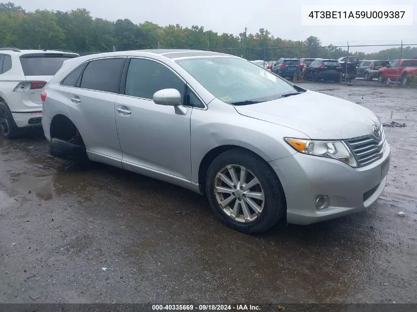 2009 Toyota Venza VIN: 4T3BE11A59U009387 Lot: 40335669