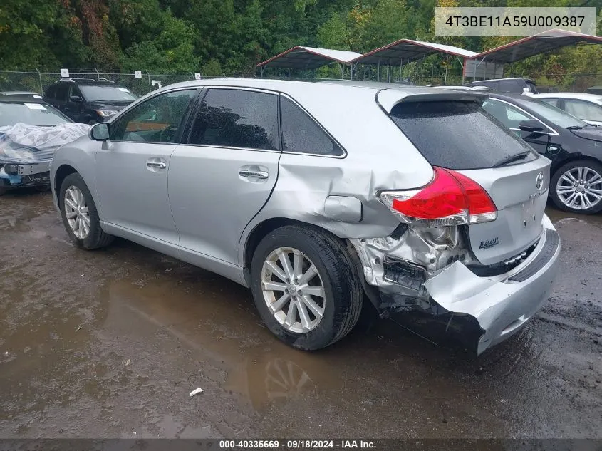 2009 Toyota Venza VIN: 4T3BE11A59U009387 Lot: 40335669