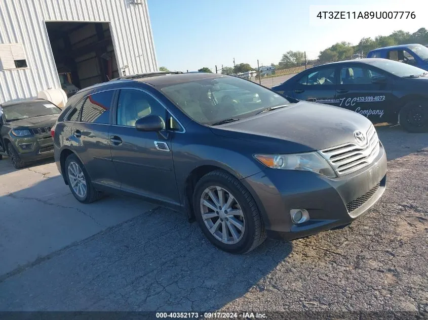 2009 Toyota Venza VIN: 4T3ZE11A89U007776 Lot: 40352173