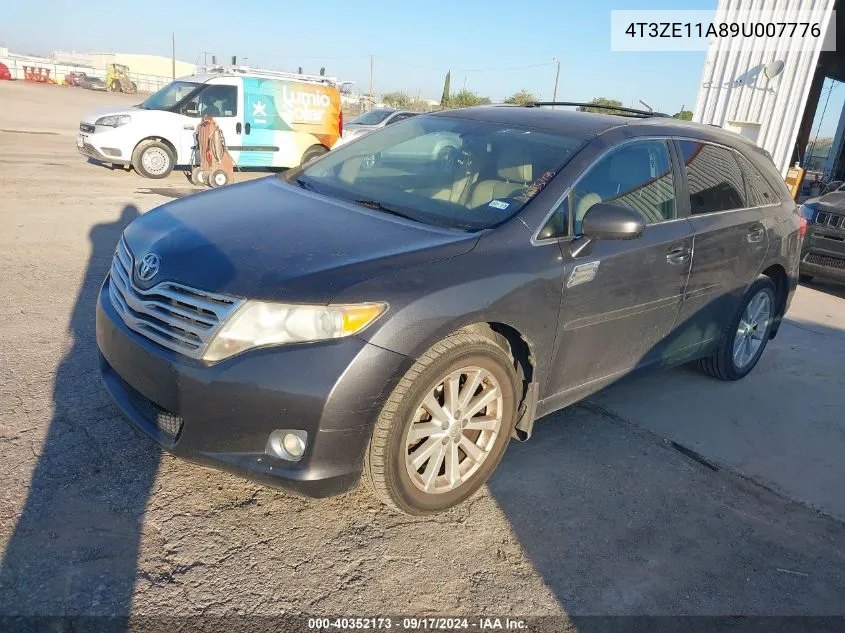 2009 Toyota Venza VIN: 4T3ZE11A89U007776 Lot: 40352173