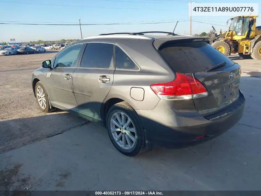 2009 Toyota Venza VIN: 4T3ZE11A89U007776 Lot: 40352173