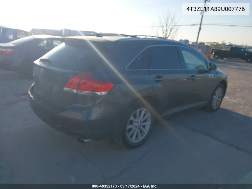 4T3ZE11A89U007776 2009 Toyota Venza