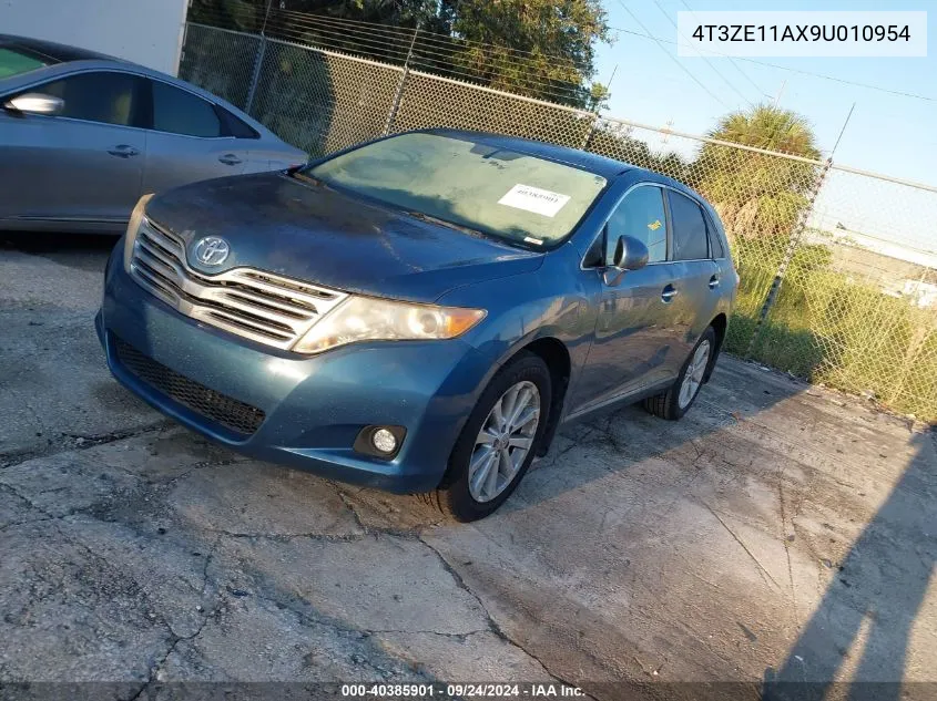 2009 Toyota Venza VIN: 4T3ZE11AX9U010954 Lot: 40385901