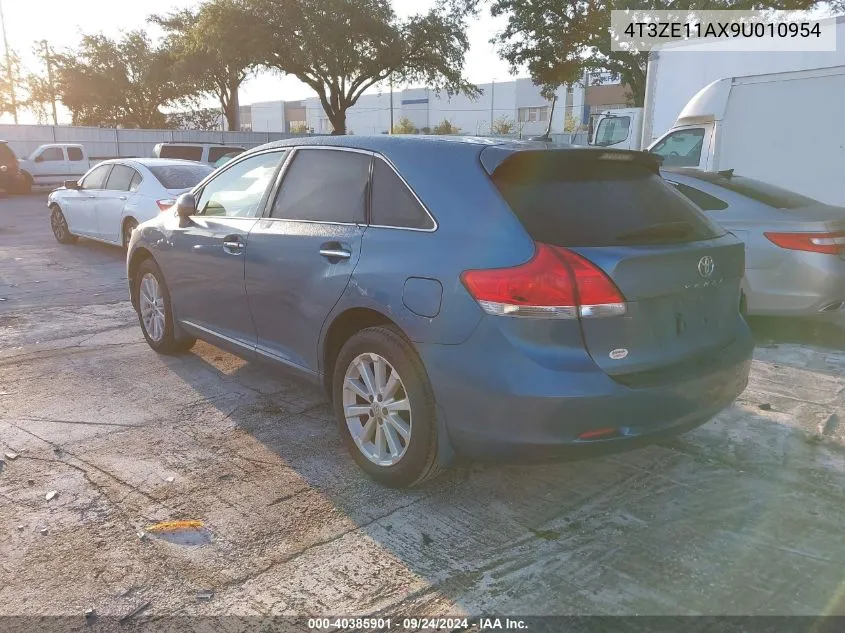 2009 Toyota Venza VIN: 4T3ZE11AX9U010954 Lot: 40385901