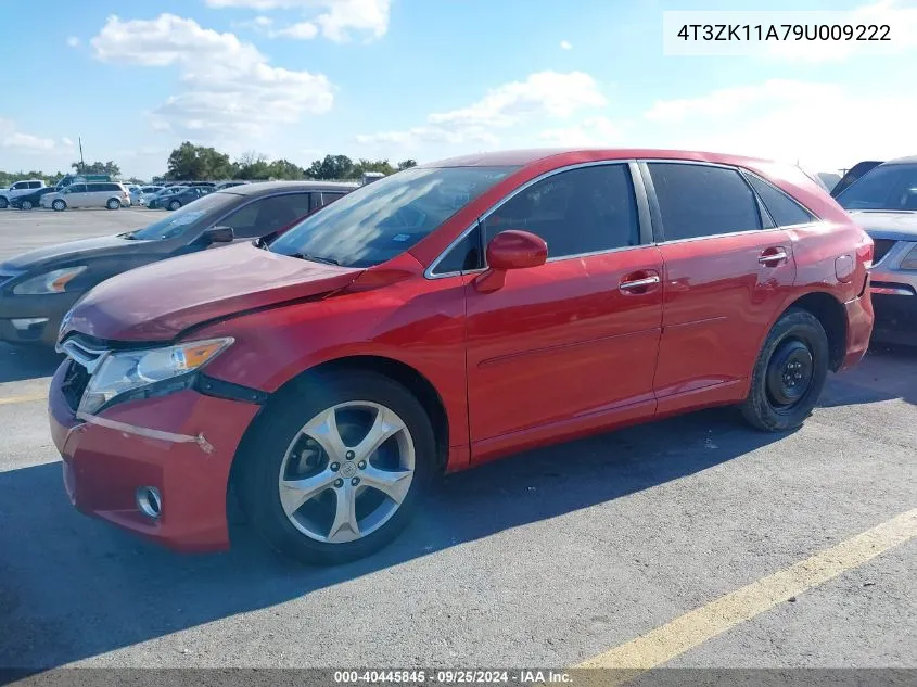 2009 Toyota Venza Base V6 VIN: 4T3ZK11A79U009222 Lot: 40445845