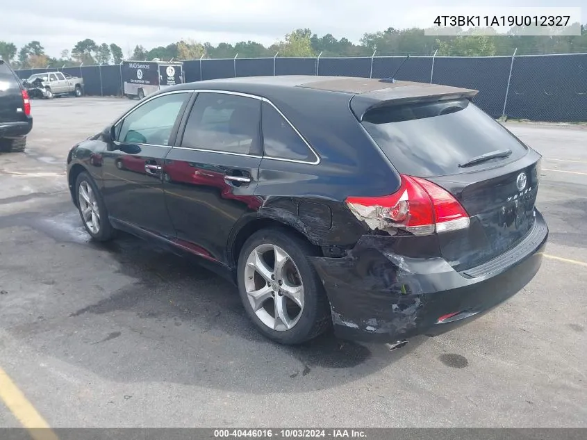 2009 Toyota Venza Base V6 VIN: 4T3BK11A19U012327 Lot: 40446016