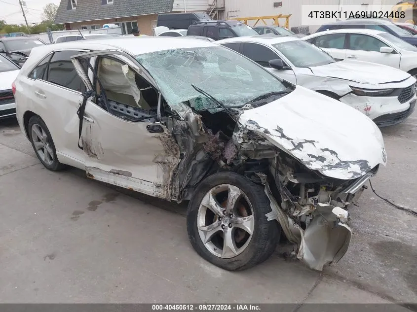 4T3BK11A69U024408 2009 Toyota Venza Base V6