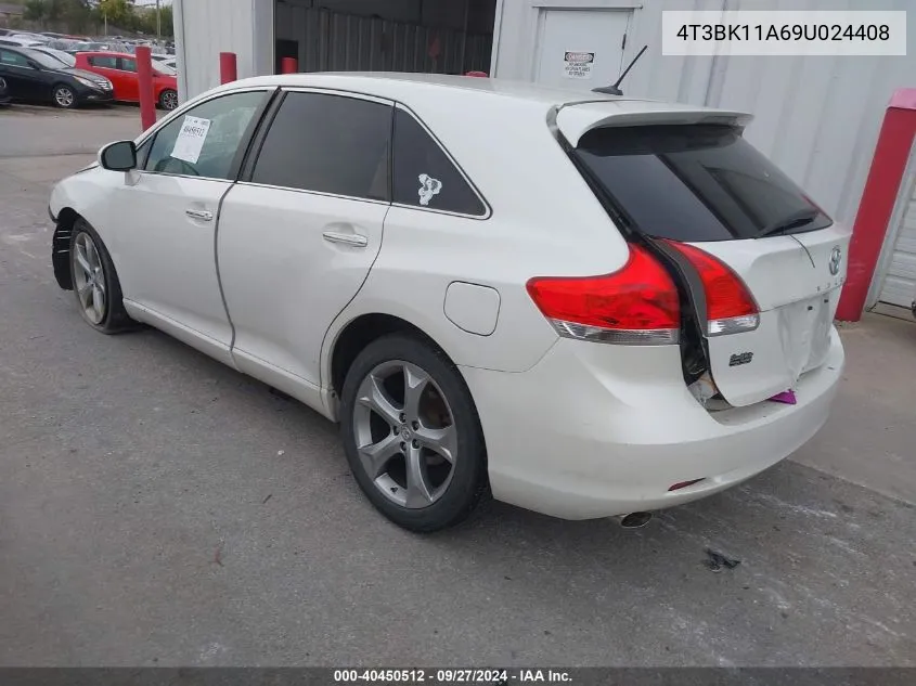 2009 Toyota Venza Base V6 VIN: 4T3BK11A69U024408 Lot: 40450512