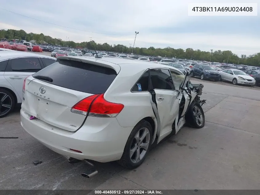 4T3BK11A69U024408 2009 Toyota Venza Base V6