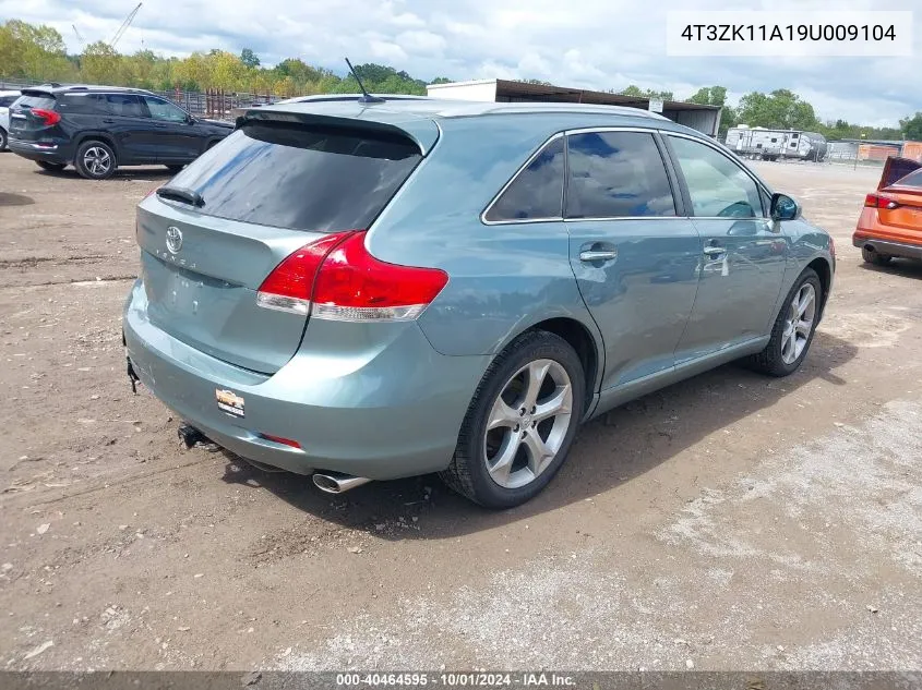 2009 Toyota Venza Base V6 VIN: 4T3ZK11A19U009104 Lot: 40464595