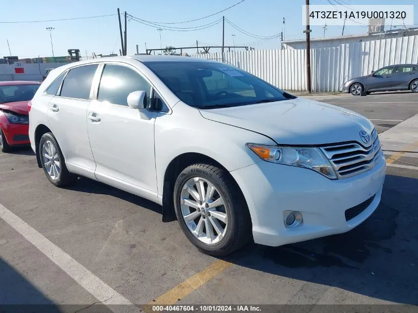 2009 Toyota Venza VIN: 4T3ZE11A19U001320 Lot: 40467604