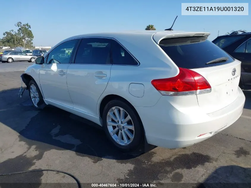 2009 Toyota Venza VIN: 4T3ZE11A19U001320 Lot: 40467604