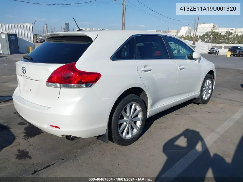 2009 Toyota Venza VIN: 4T3ZE11A19U001320 Lot: 40467604