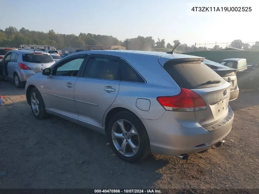 2009 Toyota Venza VIN: 4T3ZK11A19U002525 Lot: 40470986