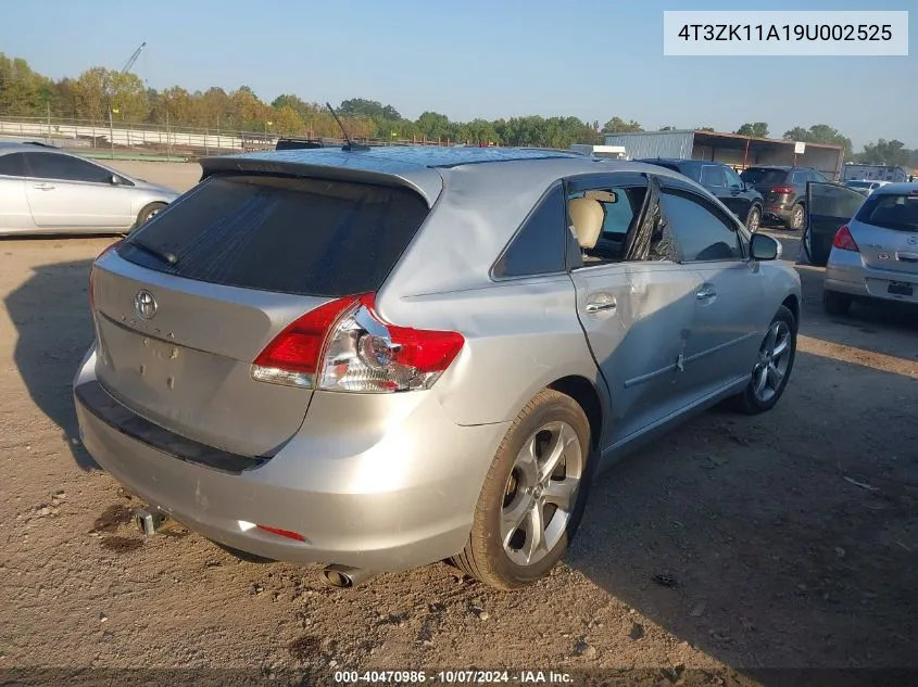 2009 Toyota Venza VIN: 4T3ZK11A19U002525 Lot: 40470986