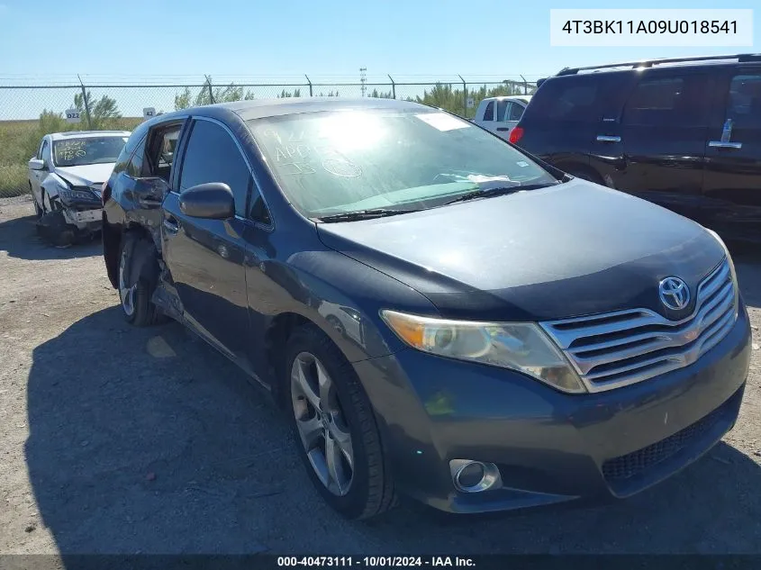 2009 Toyota Venza VIN: 4T3BK11A09U018541 Lot: 40473111