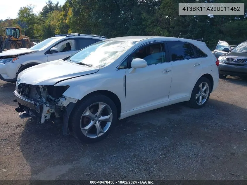 2009 Toyota Venza Base V6 VIN: 4T3BK11A29U011462 Lot: 40478458